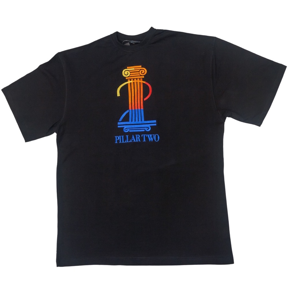 Pillar2 Black-multi Crewneck
